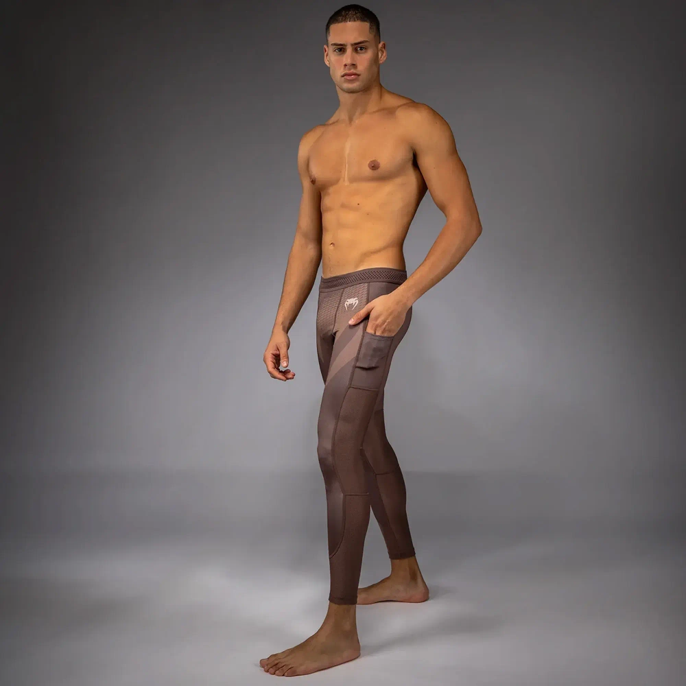 Компрессионные штаны Venum No Gi Spats chocolate brown