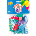 Шар латексный 30см Набор 30 шт Поздравления (Ассорти)