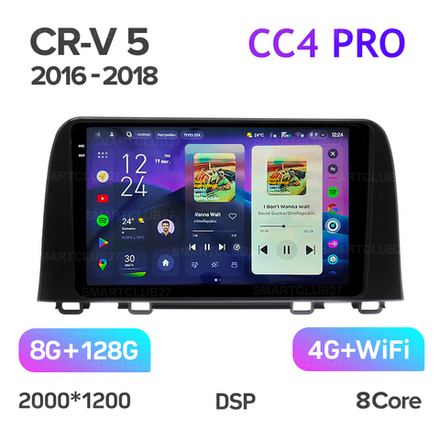 Teyes CC4 Pro 9" для Honda CR-V 5 2016-2018