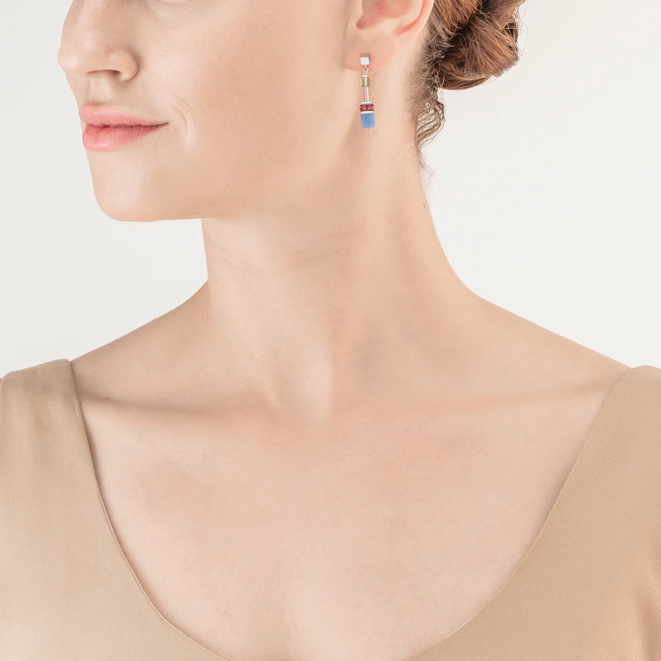 Серьги-пусеты Coeur de Lion Multicolour Delight 4905/21-1584