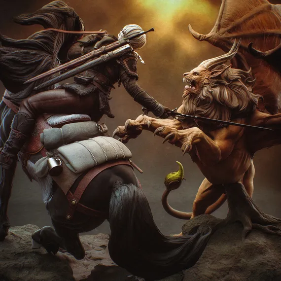 Ciri vs Manticore - The Witcher IV