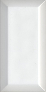 Dar Ceramics Biselado Blanco Mate 10x20