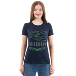 ФУТБОЛКА ЖЕНСКАЯ С ПРИНТОМ DRAGONFLY PRIISKOVY