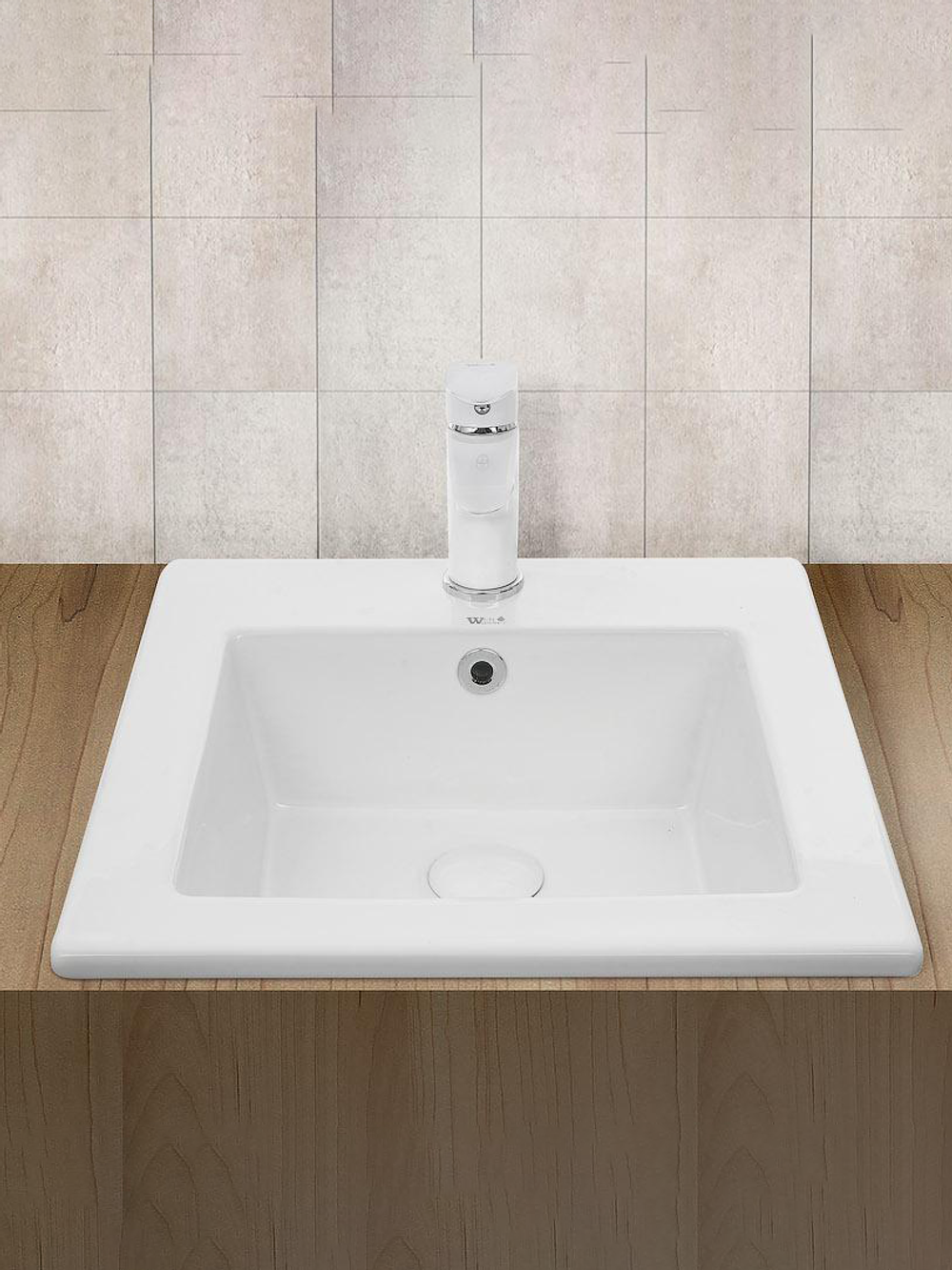 Раковина врезная WeltWasser WW  DEILBACH 6037 420х420х170