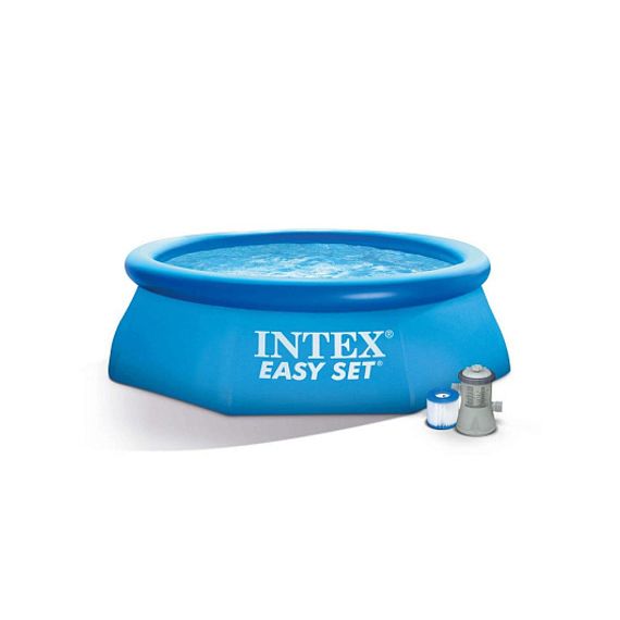 Бассейн Easy Set 2.44х0,61м + фильтр-насос от 6 лет (28108) INTEX