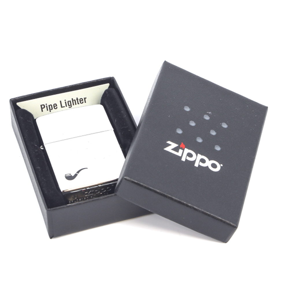Зажигалка серебристая для трубок ZIPPO ZP-200PL