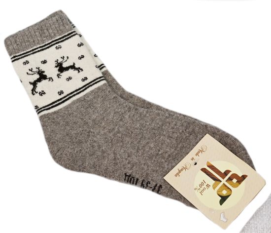 Носки из 100% монгольской шерсти