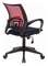 Кресло Бюрократ CH-695N красный TW-35N сиденье черный TW-11 сетка/ткань крестов. пластик