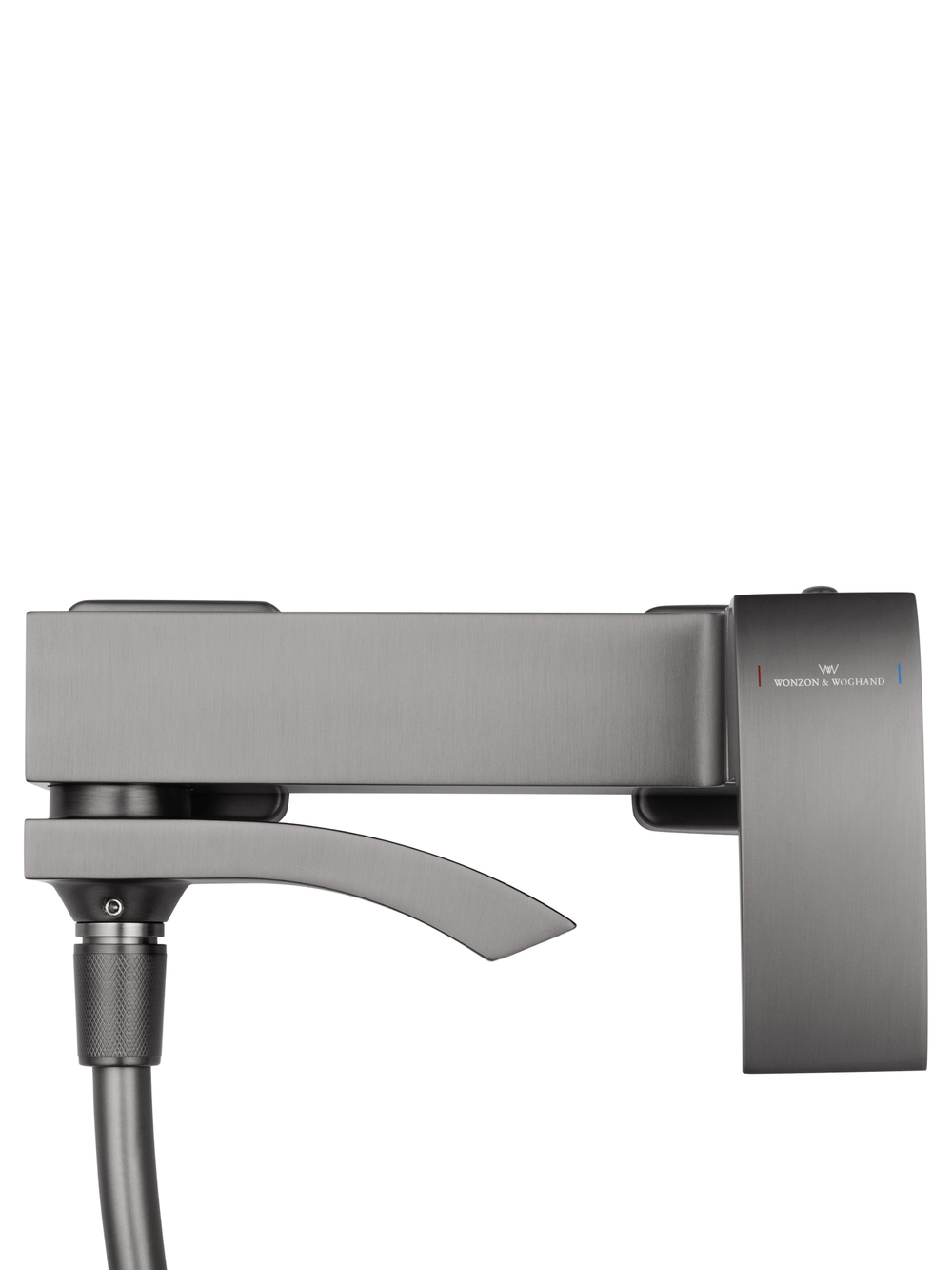 Смеситель для ванны с душем WONZON & WOGHAND FIT, Темный графит (WW-88639009-BGM)