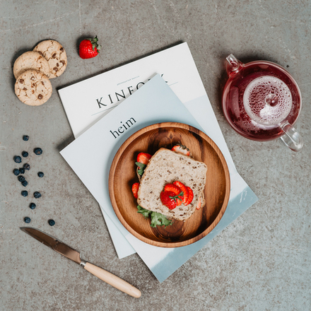 Деревянная плоская тарелка Art of Siberia из дерева сибирский кедр 185 мм. T97