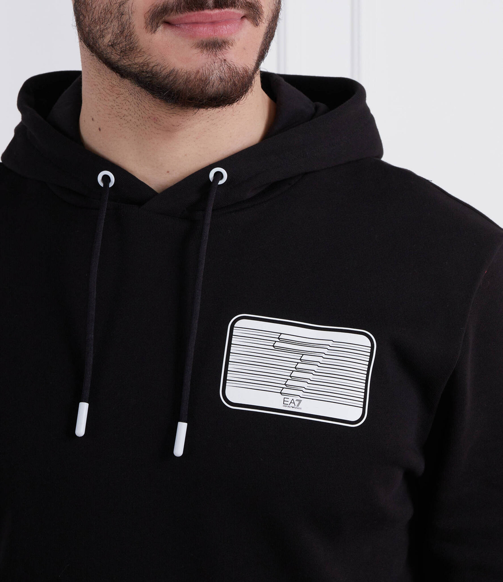 Худи EA7 - черный(3RPM51 PJEQZ)