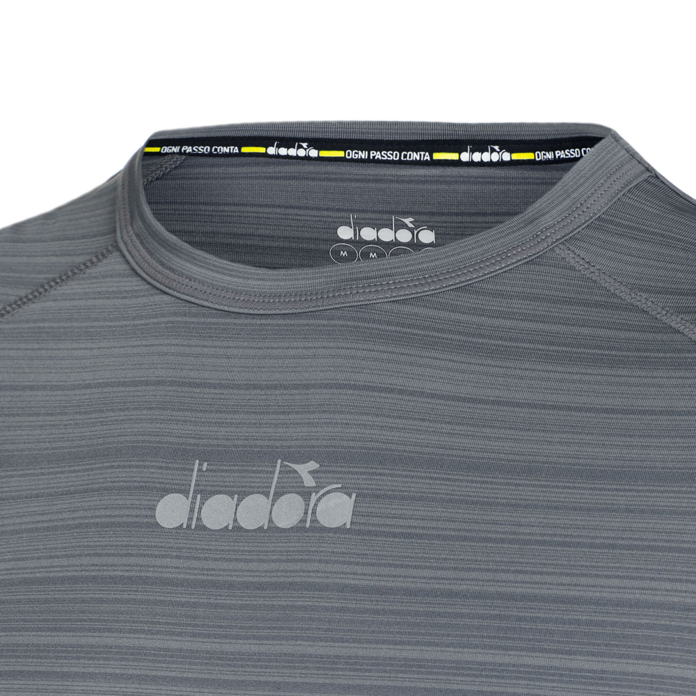 Мужское теннисное поло Diadora Be One Fit T-Shirt Men - Grey