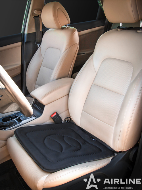 Накидка с подогревом Airline, 12В, 18 Вт, чёрная