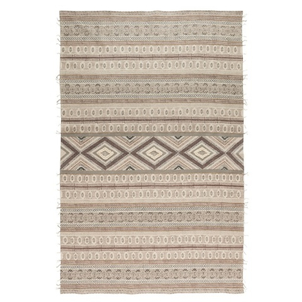 Ковер из хлопка, шерсти и джута с геометрическим орнаментом из коллекции ethnic, 200х300 см
