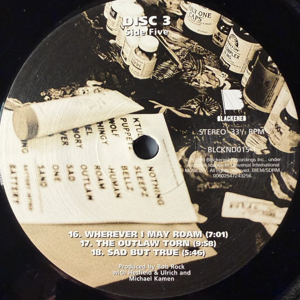 Metallica With Michael Kamen Conducting The San Francisco Symphony Orchestra ‎– S&M 3LP (Европа 2015г.) Т