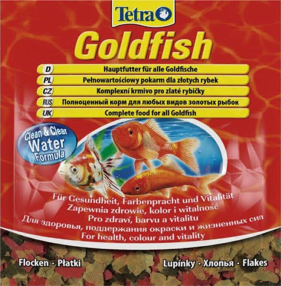 корм для рыб Tetra Goldfish (хлопья) 12 гр