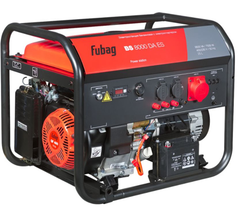 Электростанция бензиновая FUBAG bs 8000 da es