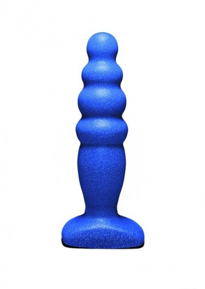 Анальный стимулятор Small Bubble Plug blue (11 см , синий) (Цвет: синий)