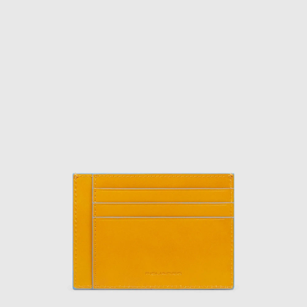 Чехол для кредитных карт Piquadro Blue Square/Giallo