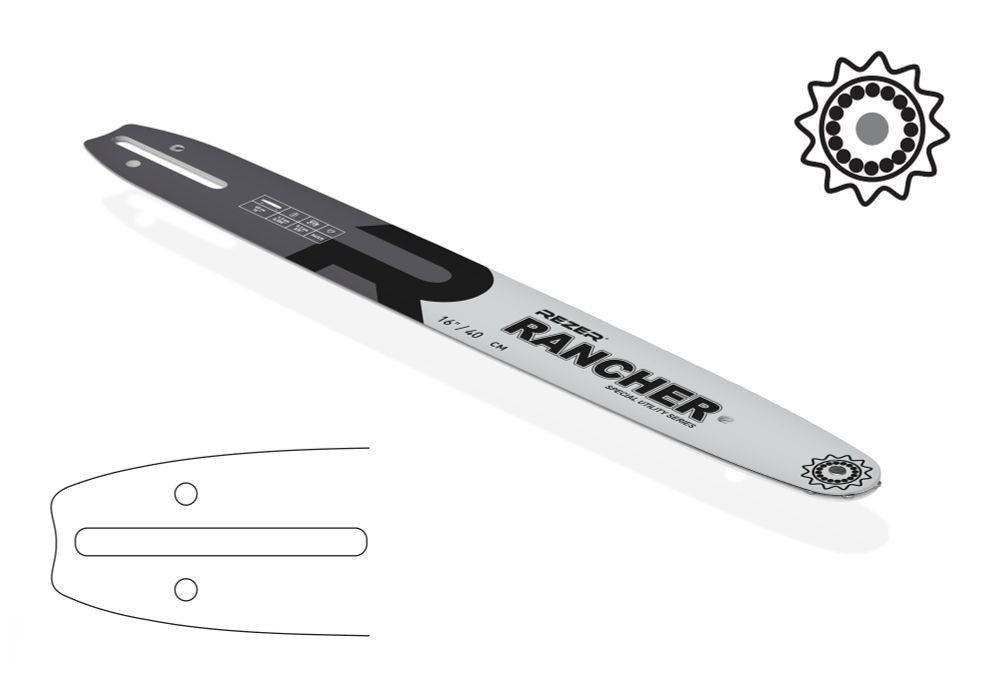 Rezer Rancher 403 L 9 A Направляющая шина бытового назначения для цепных пил