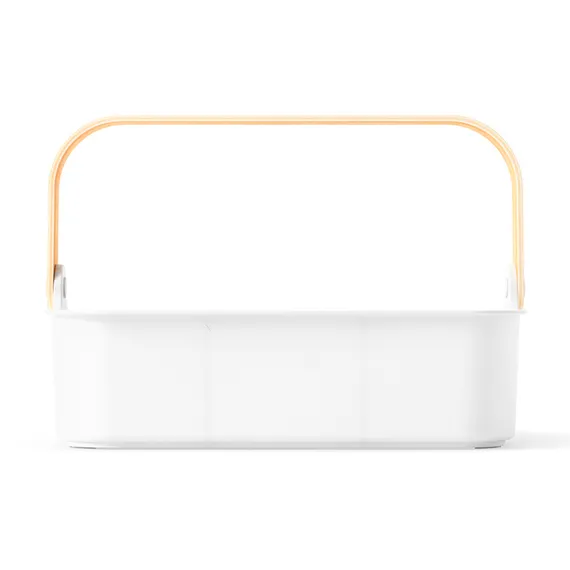 Органайзер bellwood, 35х13 см, белый/натуральное дерево