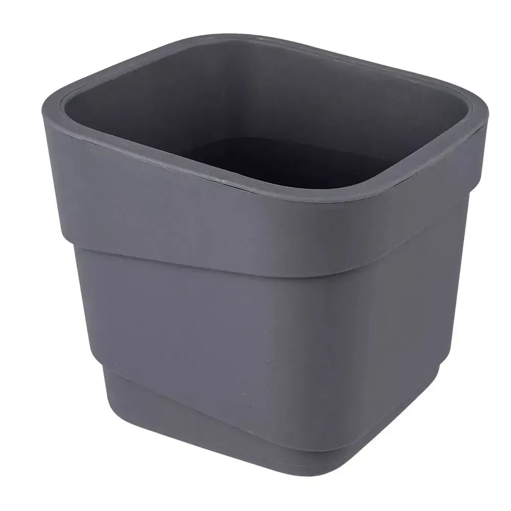 Горшок для цветов фактурный Hills 2,2л (d155, h145,5мм) (серый)