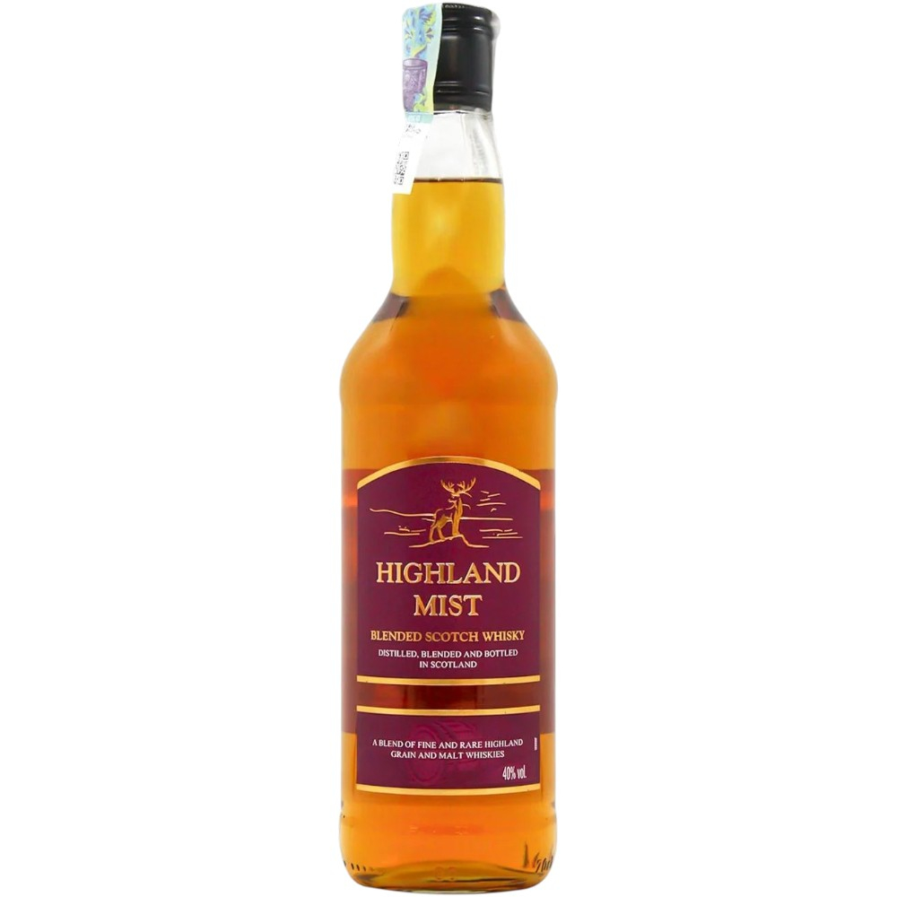 Виски Highland Mist Blend 0,5 л. В подарочной упаковке с бокалом