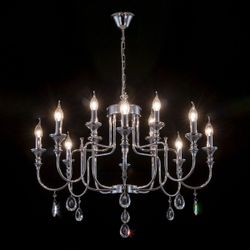 Citilux Рига CL437221 Люстра подвесная Хром