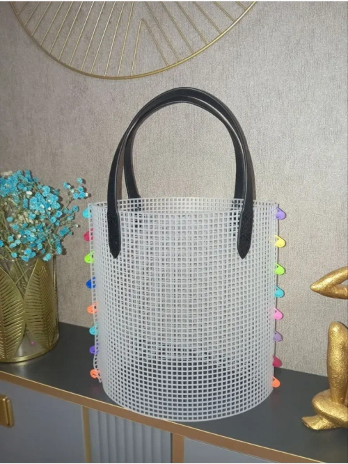 набор для сумки пластиковая канва и фурнитура