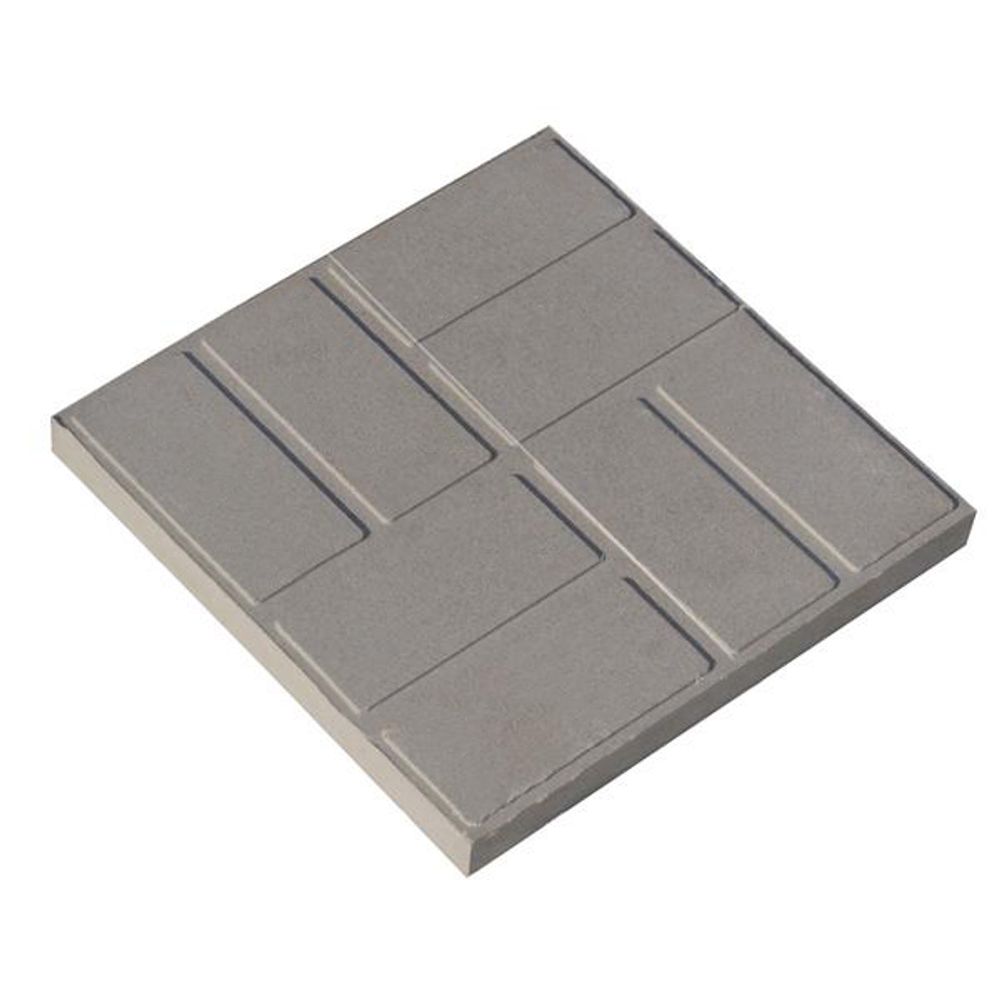 Плитка полимерпесчаная серая 450*450*30