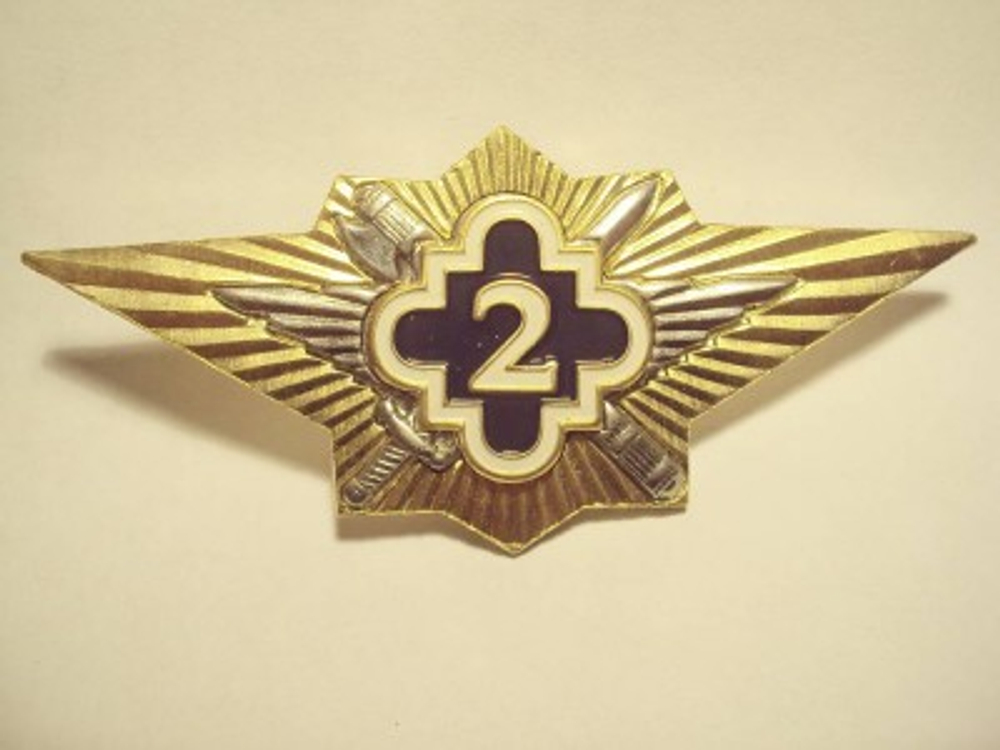 Знак "Классность ФСИН 2" (золотой)