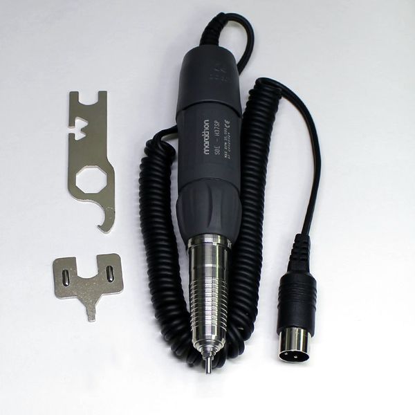 Аппарат для маникюра/педикюра Marathon 3N/H37SP серебристый/черный с педалью