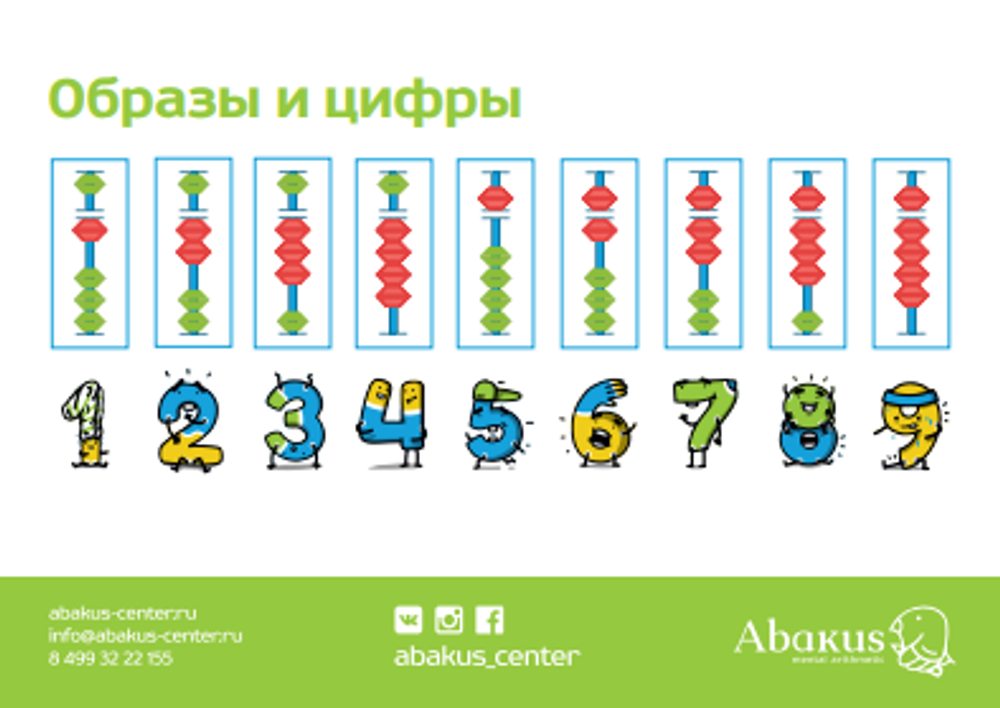 Постер "Образы и цифры" (Электронный формат) - 166,5 Абаксов
