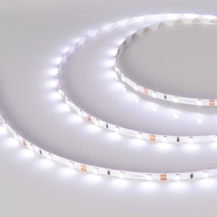 Светодиодная лента Arlight 4,8W/m 60LED/m 2835SMD холодный белый 5M 015215(2)