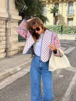 Куртка стеганая двухсторонняя