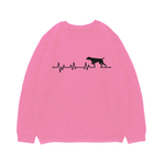 Свитшот "Курцхаар -  сердечный ритм"