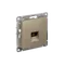 ATLASDESIGN РОЗЕТКА компьютерная RJ45 кат. 6A, механизм, ШАМПАНЬ