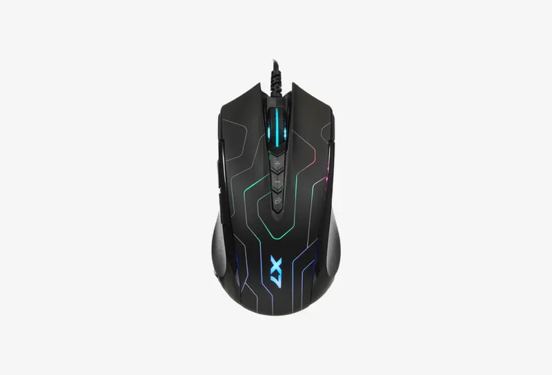 Мышь проводная A4Tech X89 Maze  черный