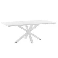 Стол белый лакированный Arya 180x100