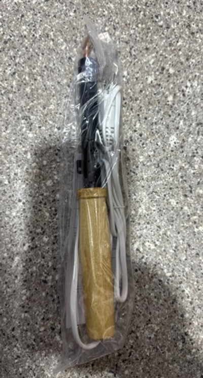 Паяльник с деревянной ручкой 80W