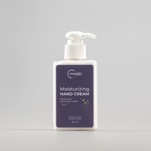Swanky Stamping Увлажняющий крем для рук с шиммером, 150 мл