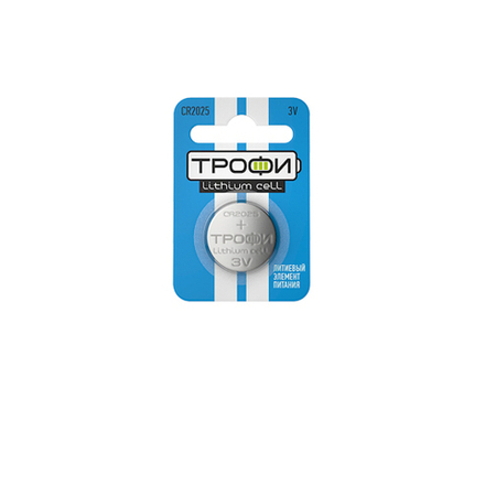 Батарейки Трофи CR2025-1BL ENERGY POWER Lithium
