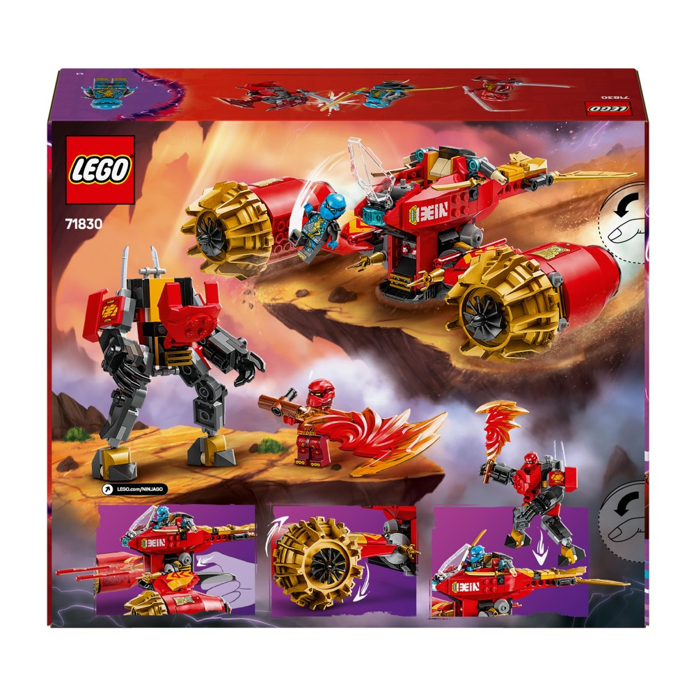 Конструктор LEGO Ninjago 71830 Штормовой мех-наездник Кая — фото 4