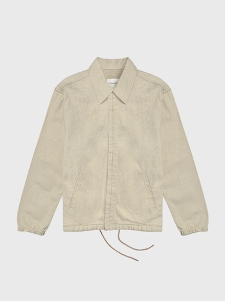Куртка Calvin Klein Standards Overdyed Linen Denim Coach Alabaster Rinse
