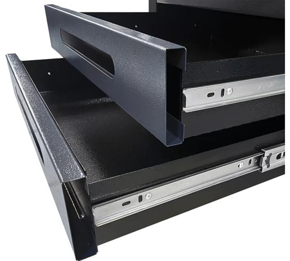 Инструментальная тележка GWT-G6, 6 ящиков, колеса с тормозом, серая, Great Wolf