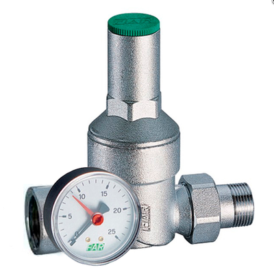 Редуктор хром. 1/2" (ВР-НР), с манометром