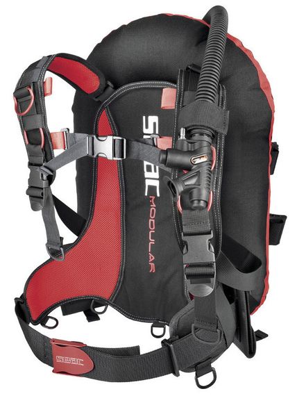 Жилет компенсатор BCD Seac Modular R.E.V. One size красный