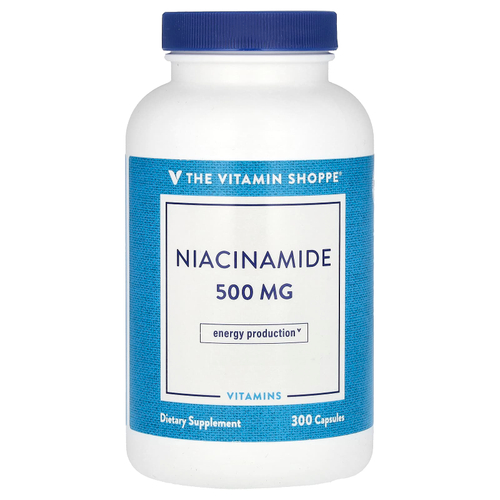 The Vitamin Shoppe, никотинамид, 500 мг, 300 капсул