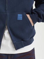 Мужская Толстовка Waffle Zip-thru