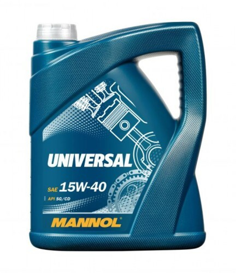 MANNOL 7405 UNIVERSAL 15W-40 SG/CD мин Масло моторное, 5л